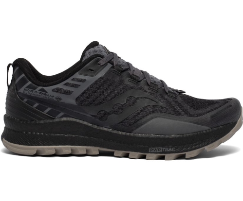 Tenis Saucony Xodus 11 Hombre Zapatillas Running Negras / Gravel México MX-230-QJ